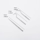 Portable stainless steel toothpick set